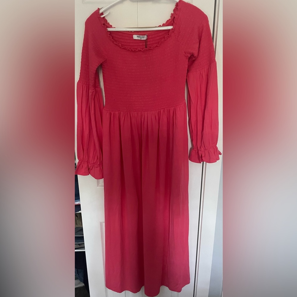 Brand new with tags- Ellie Maxi dress in hot coral